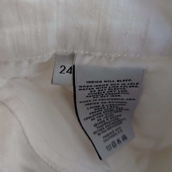 J Brand White Skinny Jeans 24 - Picture 4 of 5